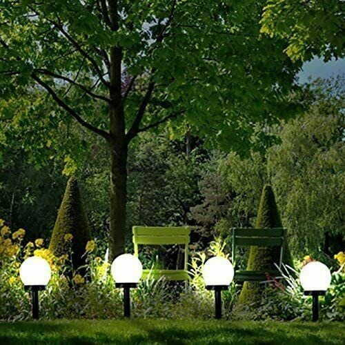SOLÁRNA LED ZÁHRADNÁ LAMPA BIELA 10CM