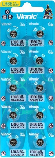 10x ALKALICKÁ BATÉRIA VINNIC G4 L626 AG4 377 LR66