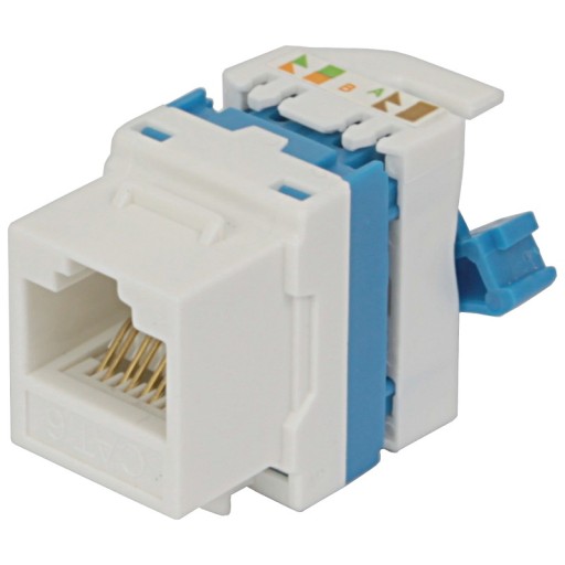 SOCKET KEYSTONE RJ45 MODUL BEZ NÁSTROJA KAT.6