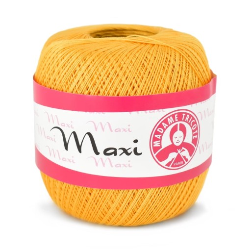 Šnúra MAXI MADAME TRICOTE 100g 6347 slnečnica