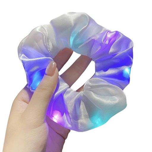 LED VLASOVÁ RUBA, SVIETEĽNÁ SCRUNCHIE