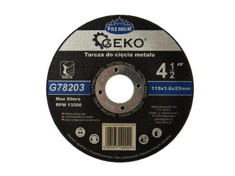 INOX rezací kotúč na kov 115x1,6 GEKO Premium