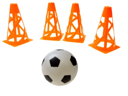 TRÉNINGOVÁ SADA 4 FUTBALOVÉ KUŽELE BPIŁ0818 BIGTOYS
