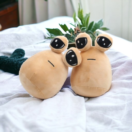 POU PLYŠOVÝ MASKOT PLYŠOVÁ PLYŠOVÁ HRAČKA MÔJ MIMOKRETSKÉ ZVIERATKO MÄKKÉ 25 CM