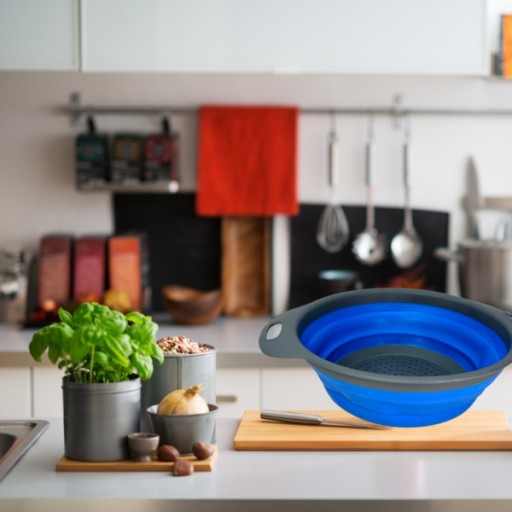 SILIKÓNOVÝ CEDNÍK SITKO ODKAPÁVAČ NA OVOCIE CESTOVINY 24 cm