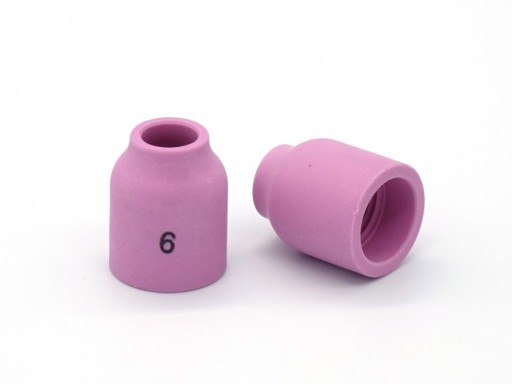 KERAMICKÁ TRYSKA 6 fi 9,8mm POD ŠOŠOVKU L=25,5 TIG 9-20 53N61