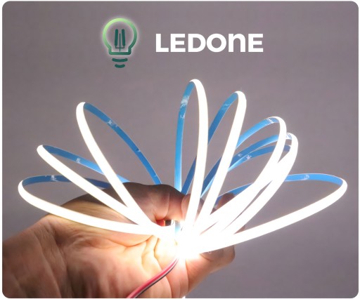 COB LED pás 12V 480 diód na meter Neon Cold 1 meter LED PRO line