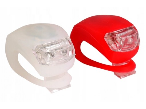 LED BICYKLOVÉ SVETLO LED PREDNÉ ZADNÉ 2 KS SADA SVETLÁ NA BICYKEL