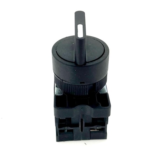 1-0-1 perový spínač, stabilný ED33 2NO, plastový, pre 22mm otvor