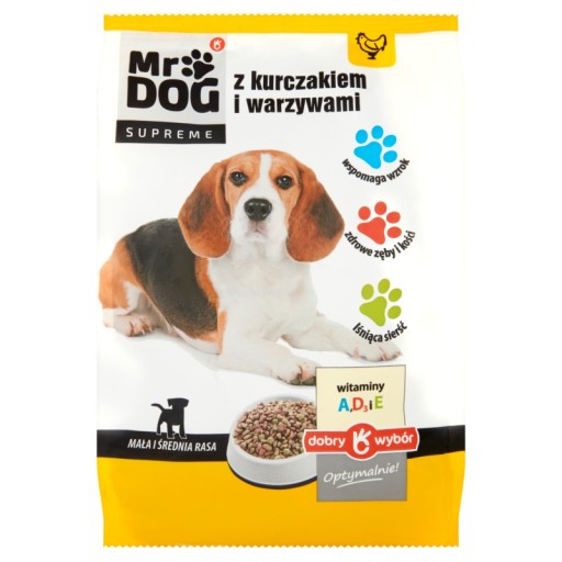 KRMIVO PRE PSA MR DOG KURCZ-WARZ SUCHÉ 500G
