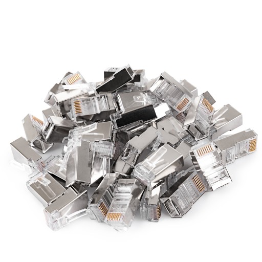Sieťová zástrčka RJ45 konektor kat. 6 FTP NC-RJ456FT-11 25ks CAT6