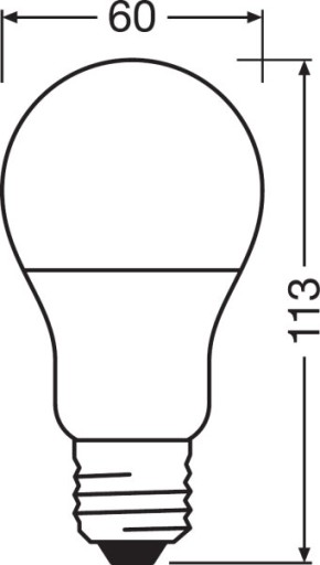 E27 LED ŽIAROVKA 8,5W 806 LM 4000 K STUDENÁ OSRAM A+