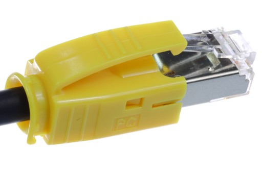 Telegartner STX RJ45 zástrčka 6A, žltá obrazovka