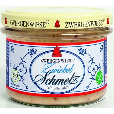 Vegánska bravčová masť s cibuľou, bezlepková BIO 150 g Zwergenwiese