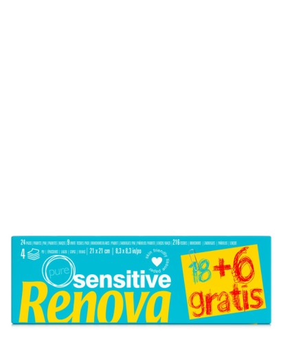 Renova vreckovky White 18 + 6 bal