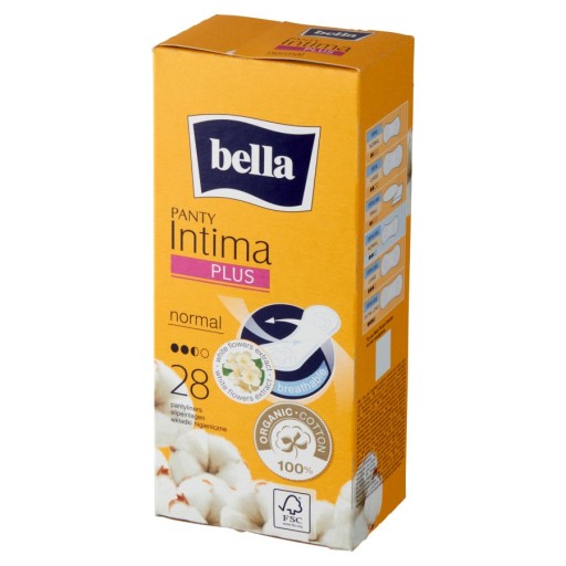 Bella Panty Intima plus normálne hygienické vložky 28 ks.