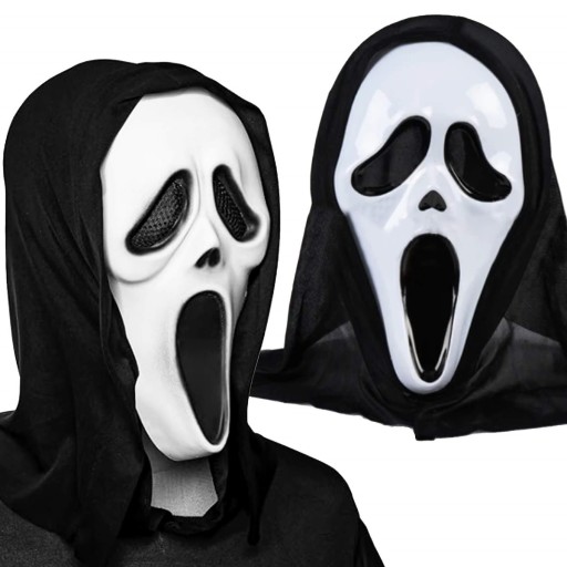 KRÍČIACA MASKA S HALLOWEENSKOU KRÍČOVOU MASKOU KUKÚČOU