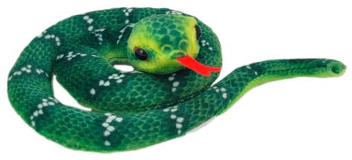 MASKOT MALÝ PLYŠOVÝ HAD plyšové zvieratko AKO ŽIVOT 16cm