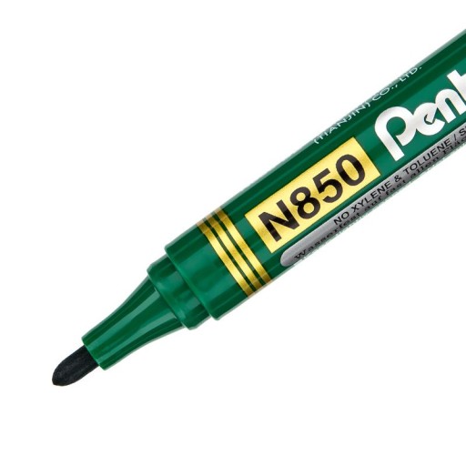 Pentel N850 okrúhly permanentný popisovač - zelený