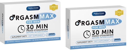 OrgasmMax pre mužov - 2 kapsuly