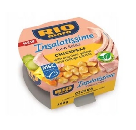 1x 160g RIO MARE šalát s cícerom a tuniakom