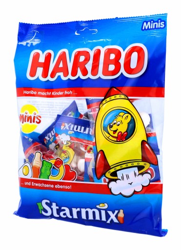 HARIBO Starmix MINI MIX Príchute ovocné želé 250g