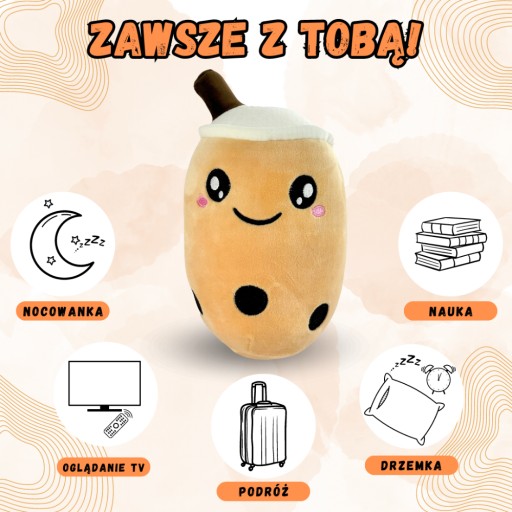 MEGADIDI PLYŠOVÁ HRAČKA Bubble Tea MASKOT