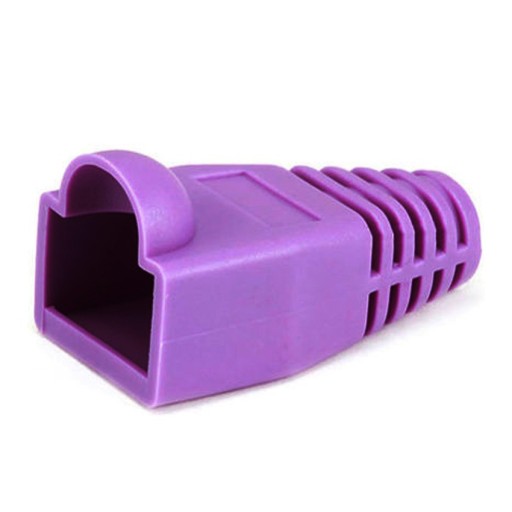 RJ45 ZÁSTRČKA GUMOVÁ KRYTKA (8P8C) FIALOVÁ 20 KS