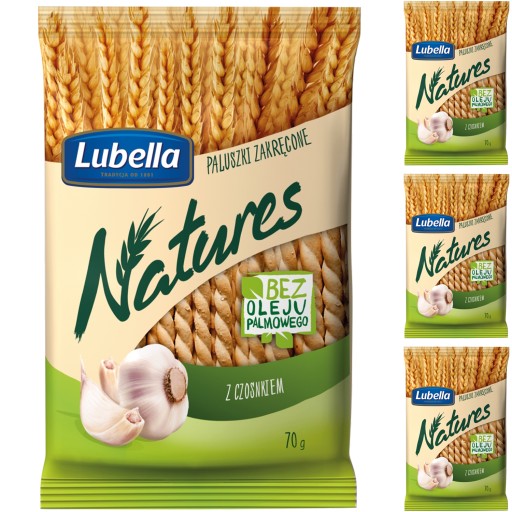 Lubella Natures točené cesnakové tyčinky 2x70g