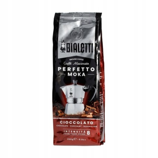 BIALETTI Perfetto Moka NOCCIOLA mletá káva 250g Čokol