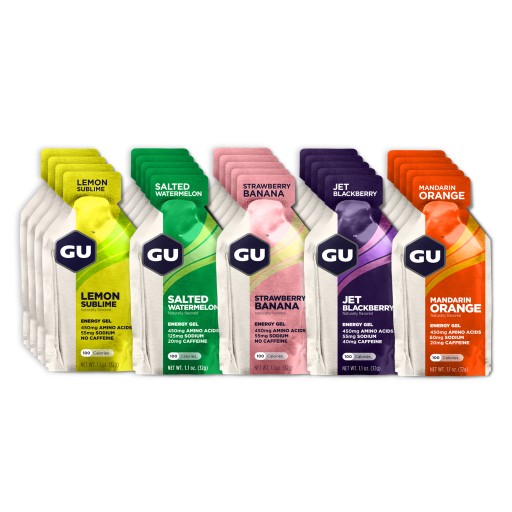 GU Energy Gel Vanilla Bean Vanilkový energetický gél s kofeínom 32g