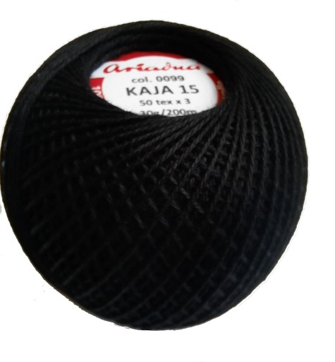 Cordonek KAJA 15 col 0099 - čierny