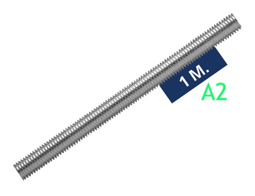 Závitová tyč 8x1000 A2 INOX nerezová tyč chemická kotva