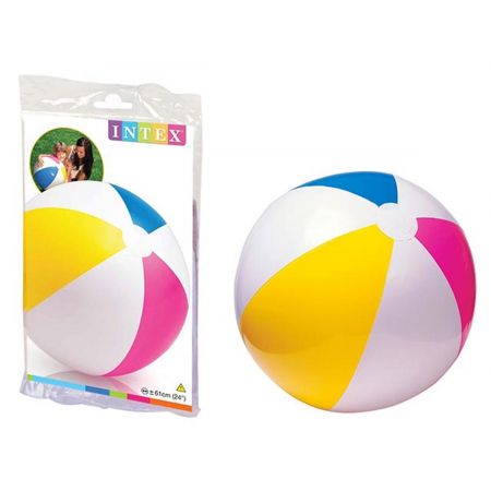 NAFUKOVACIA VODNÁ PLÁŽOVÁ LOPTA 61 cm - INTEX