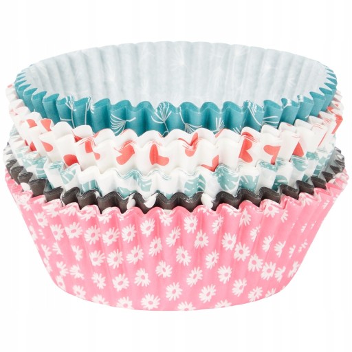 Formičky na papier na cupcaky, muffiny, 6 cm, 80 ks