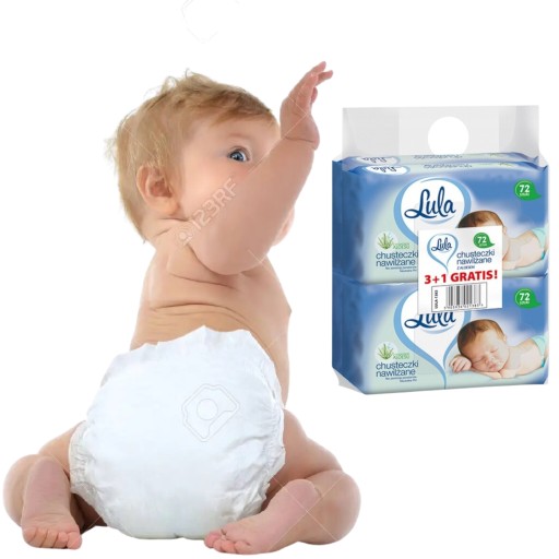 VLHČENÉ Utierky S ALOE LULA 4 X 72 KS 3+1 ZADARMO