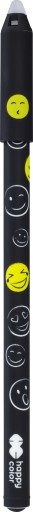 Zmazateľné, zmazateľné pero 0,5 mm modré Fun Emoji Smileys mix 1 ks