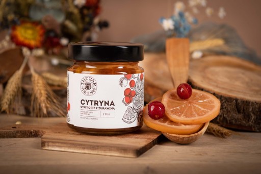 Citróny v sirupe s brusnicami 210g THE JAR
