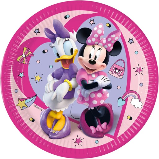 MINNIE MOUSE PAPIEROVÉ TANIERE 23 CM 8 KS.