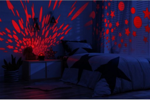 NOČNÁ LAMPA SKY STARS PROJEKTOR LAMPA PROJEKTOR ZMENA FARBY 2v1 XL