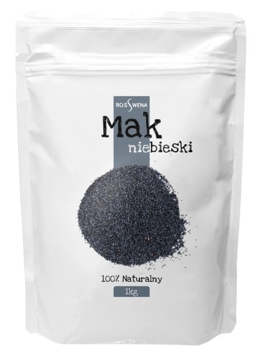 Modrý mak 1kg SEED, prírodný, čistý