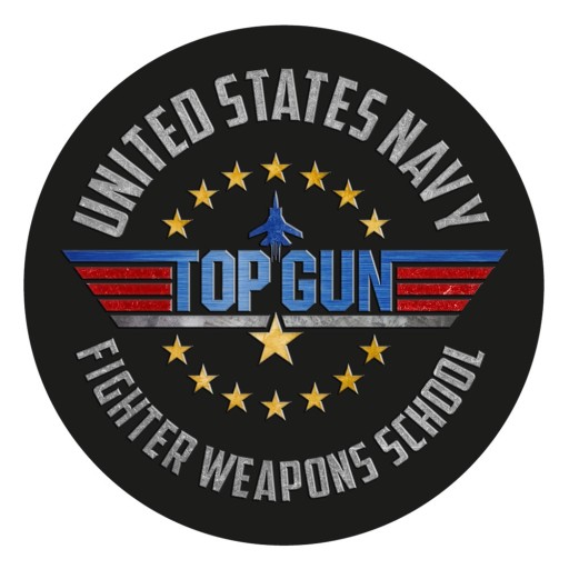 Top Gun School NÁLEPKA NA AUTA US NAVY NÁLEPKA NA PRILBU KNIHA NÁLEPKA NA KNIHU