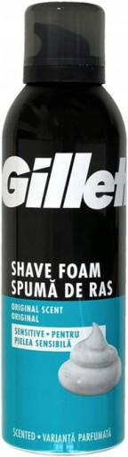 GILLETTE Original Sensitive pena na holenie 200 ml