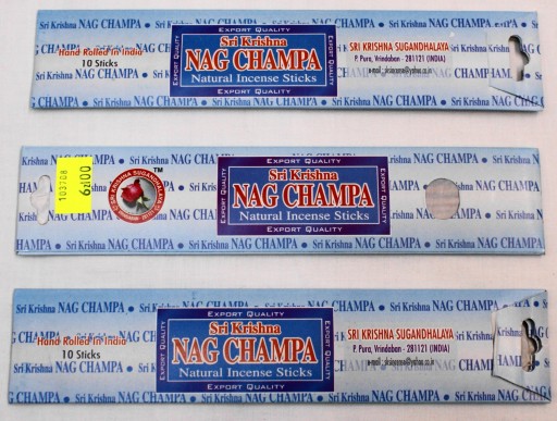 Prírodné indické vonné tyčinky Nag Champa