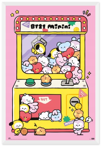 Plagát BT21 Arcade Machine 61x91,5 cm