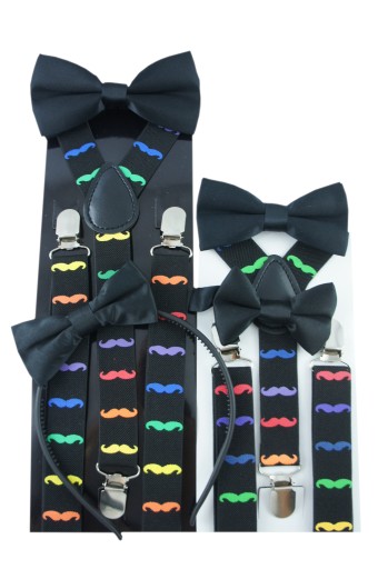Čelenka s mašličkou, polomatná, elegantná, hladká, ČIERNA