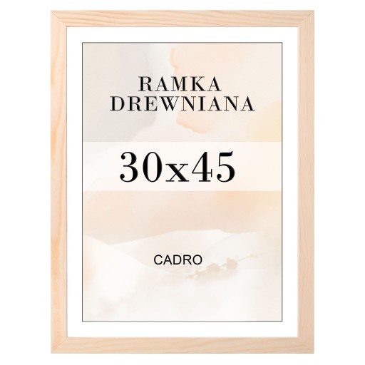 Fotorámik 30x45 borovicové drevené rámy