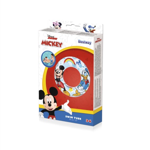 MICKEY MOUSE NAFUKOVACÍ PLÁVACÍ KRUH 56 CM