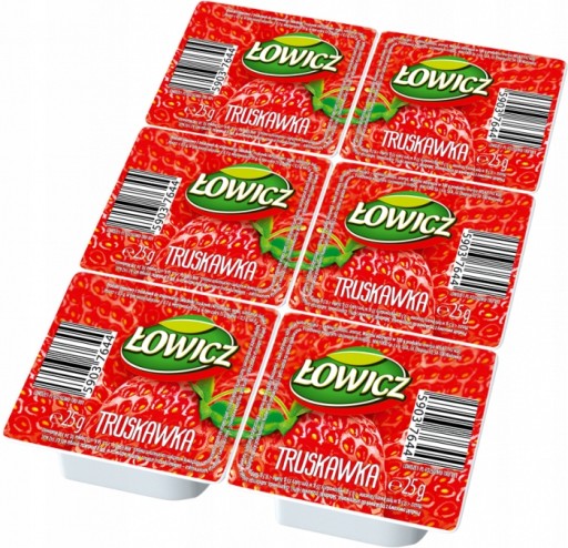 Jahodový džem Łowicz 6x25 g