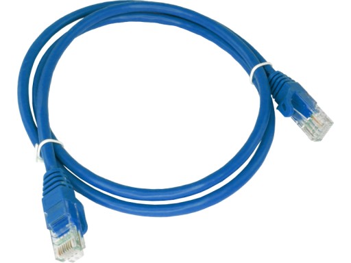Kábel Patchcord UTP cat.5E, 0,25 m, modrý